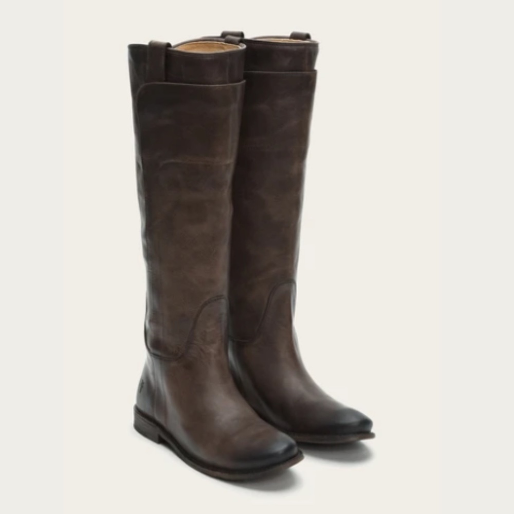 Frye Paige Tall Riding Boot - Dark Brown